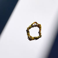 Bracelet Solar Grenat Vert - vitalité