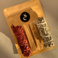 Rituel de purification - Sauge blanche, rouge et palo santo