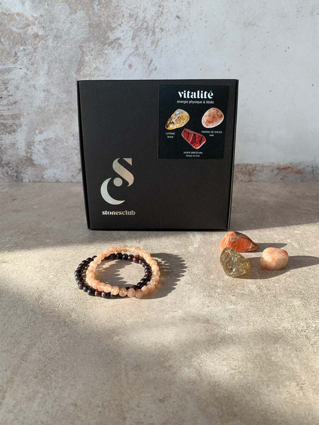 COFFRET KIT DE PIERRES & BRACELETS - édition de noël