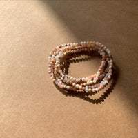 Bracelet facettes Opale rose - libération, créativité, sérénité